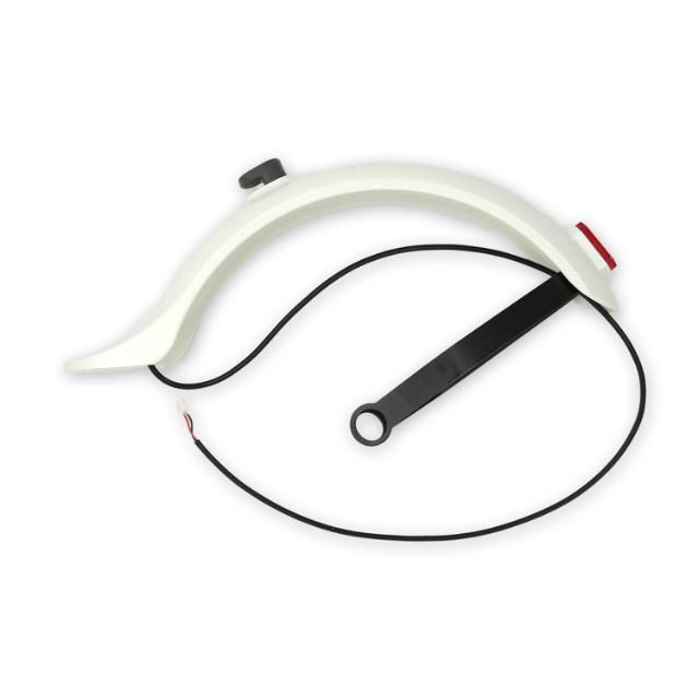 SEL-85350/F/355/360 Rear fender white w. bracket